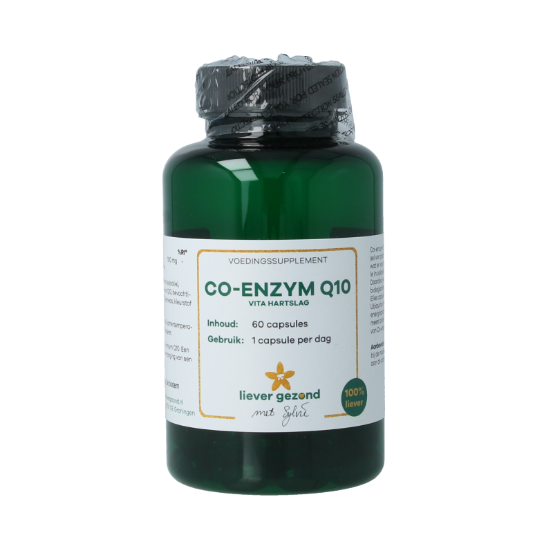 Liever Gezond Co-enzym Q10 100mg Vita hart slag 60 Softgels