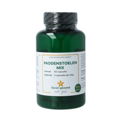 Liever Gezond Paddenstoelenmix 525mg bio 60.00 Vegetarische capsules