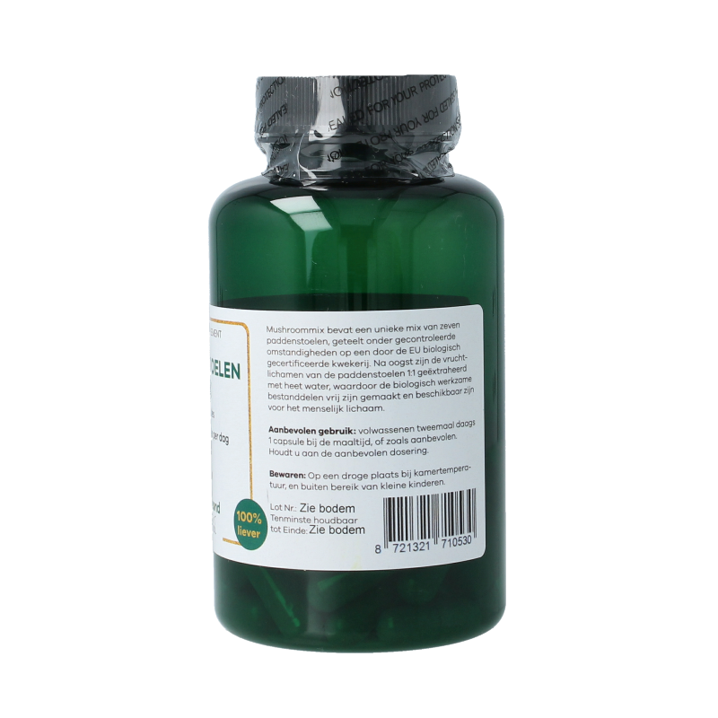 Liever Gezond Paddenstoelenmix 525mg bio 60 Vegetarische capsules
