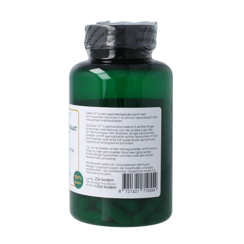 Liever Gezond Calcium ascorbaat liposomaal strong 60 Vegetarische capsules