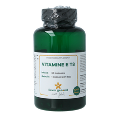 Liever Gezond Vitamine E T8 60.00 Vegetarische capsules