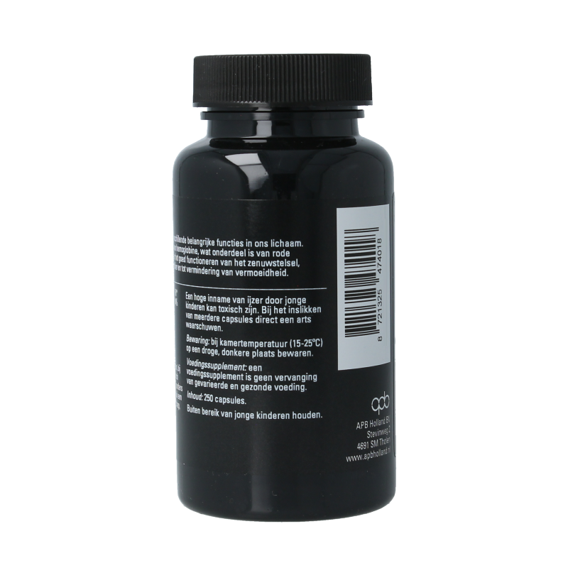 APB Holland IJzer bisglycinaat 140mg 250 Capsules