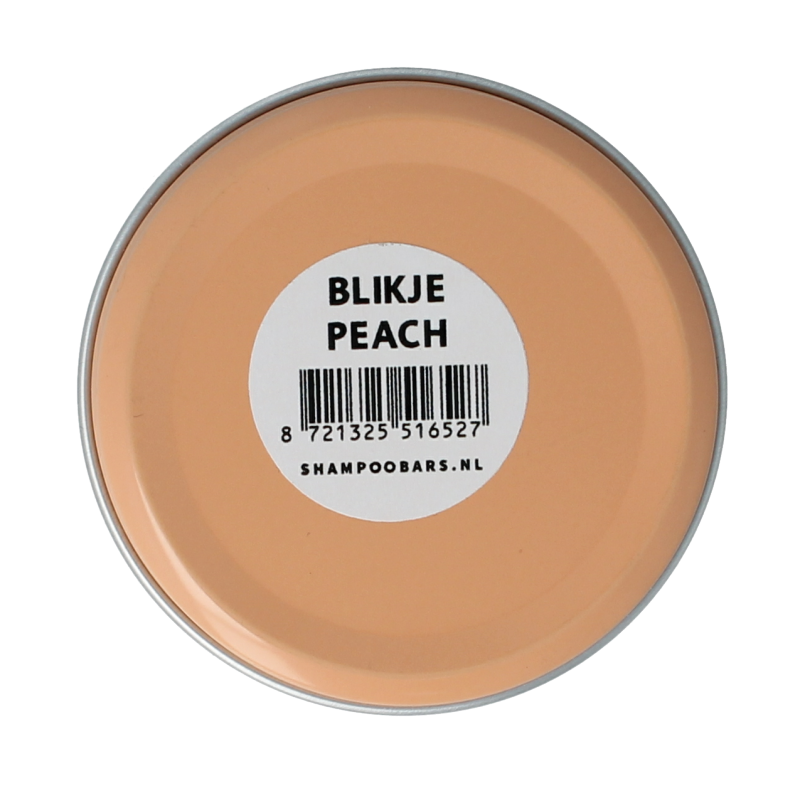 Shampoobars Bar blikje peach 1 Stuks