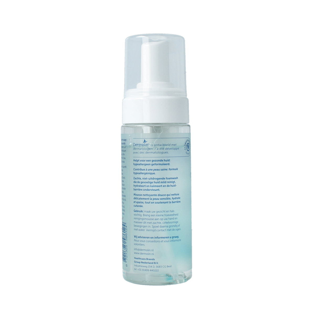 Dermolin Foamwash hydraterend foamer 150.00 Milliliter