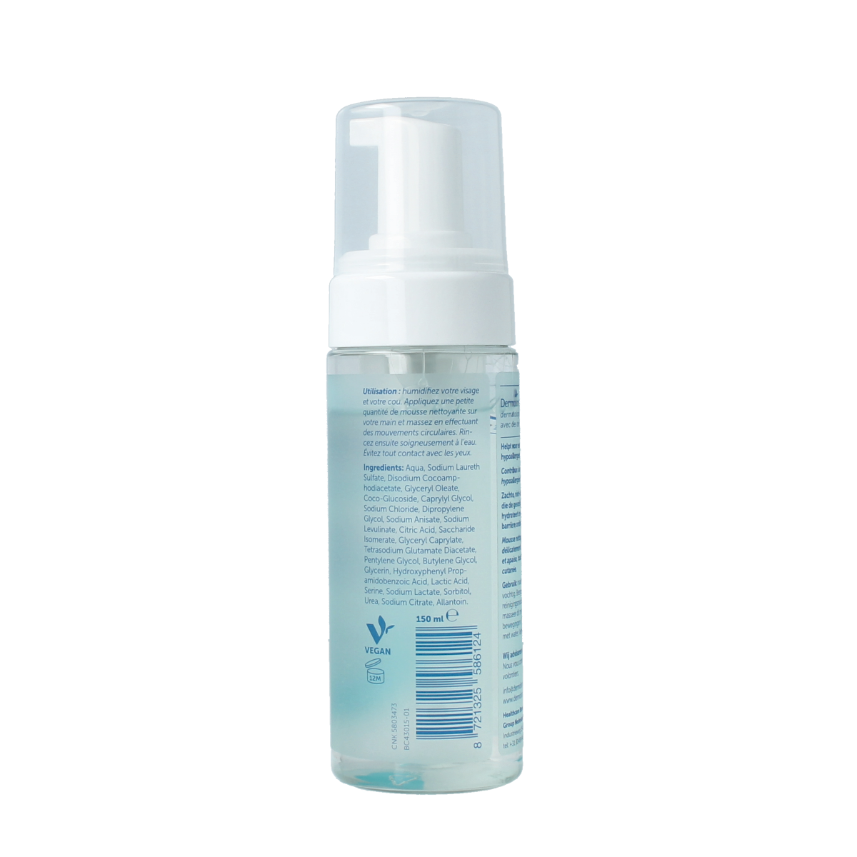 Dermolin Foamwash hydraterend foamer 150.00 Milliliter