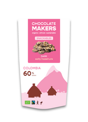 Chocolatemakers Snackable puur 60% met hazelnoot bio 100.00 Gram