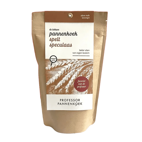 Professor Pannenkoek Pannenkoekenmix spelt speculaas bio 300.00 Gram