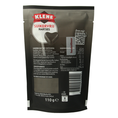 Klene Zoethouten hartjes suikervrij 110 Gram