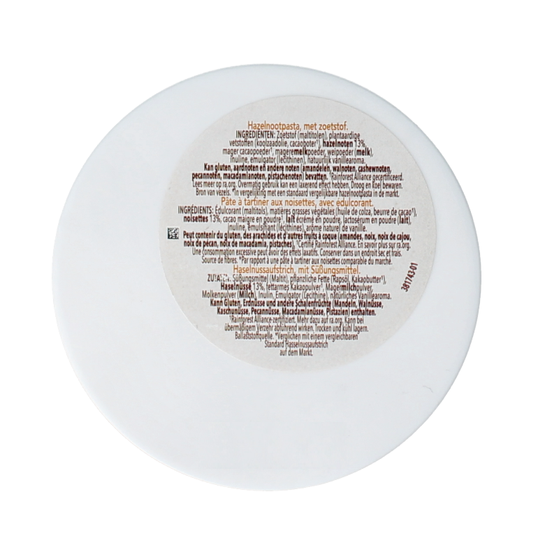 Cereal Hazelnootpasta suikervrij 200 Gram