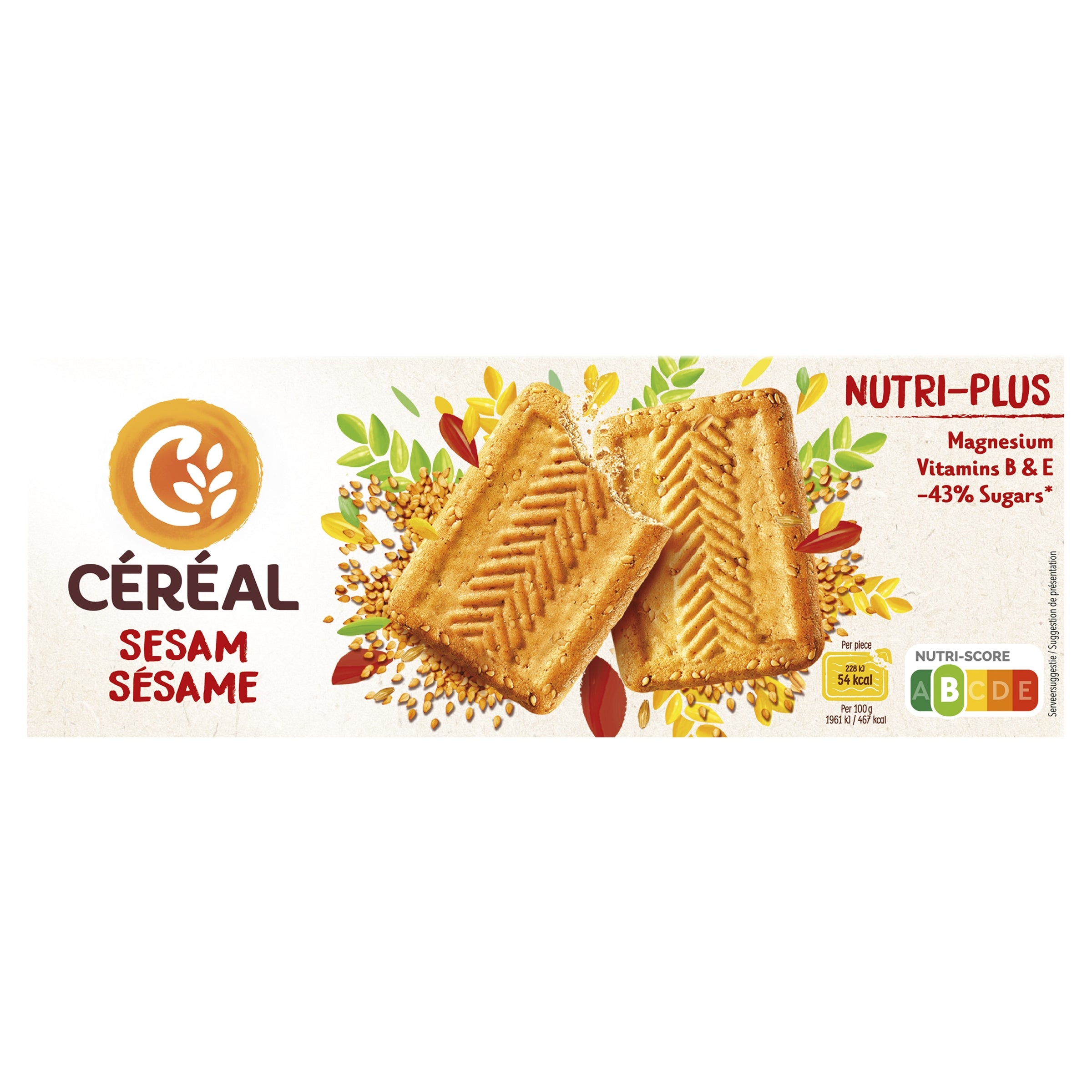 Cereal Koekjes sesam 230 Gram