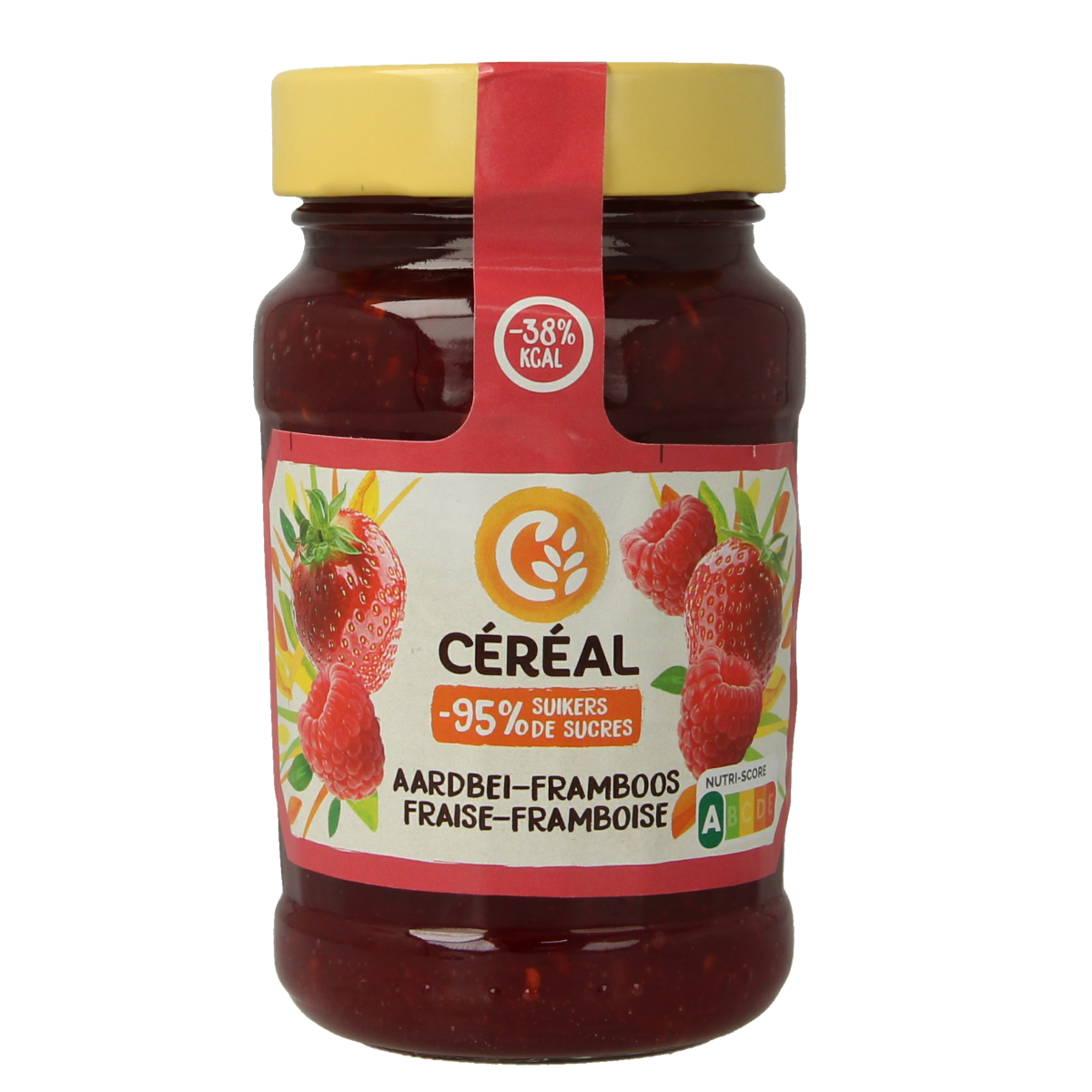 Cereal Fruit aardbei framboos suikervrij 270.00 Gram