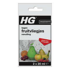 HG X fruitvliegjesval navul 20ml 2.00 Stuks