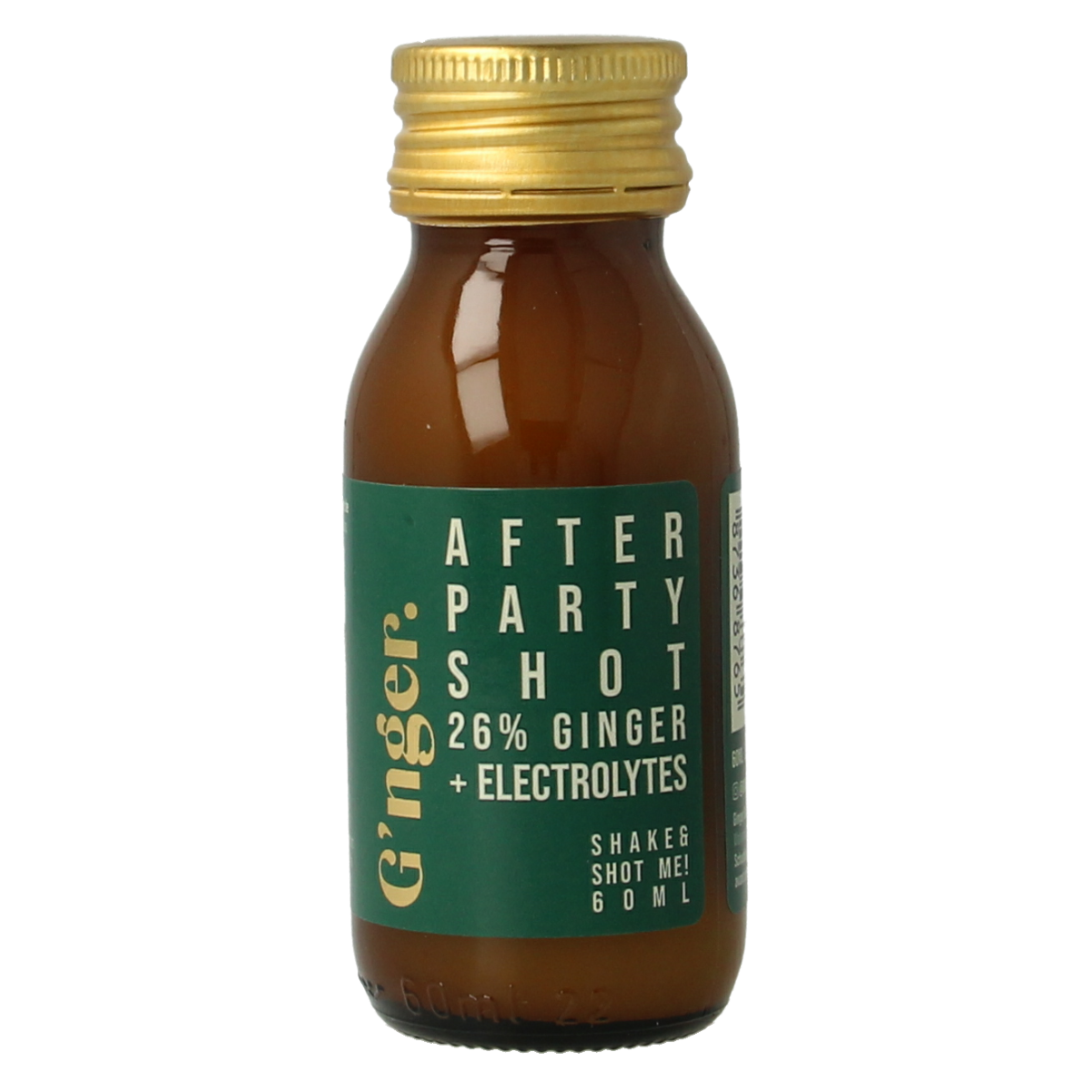 G'nger Shot gember vruchtensap recharge 60.00 Milliliter