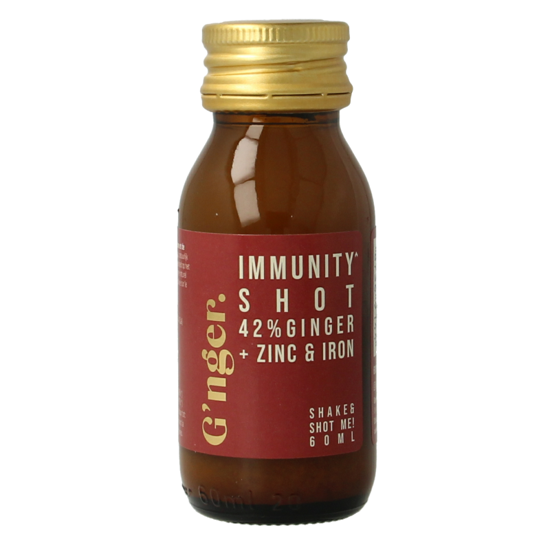 G'nger Shot gember vruchtensap immunity 60 Milliliter