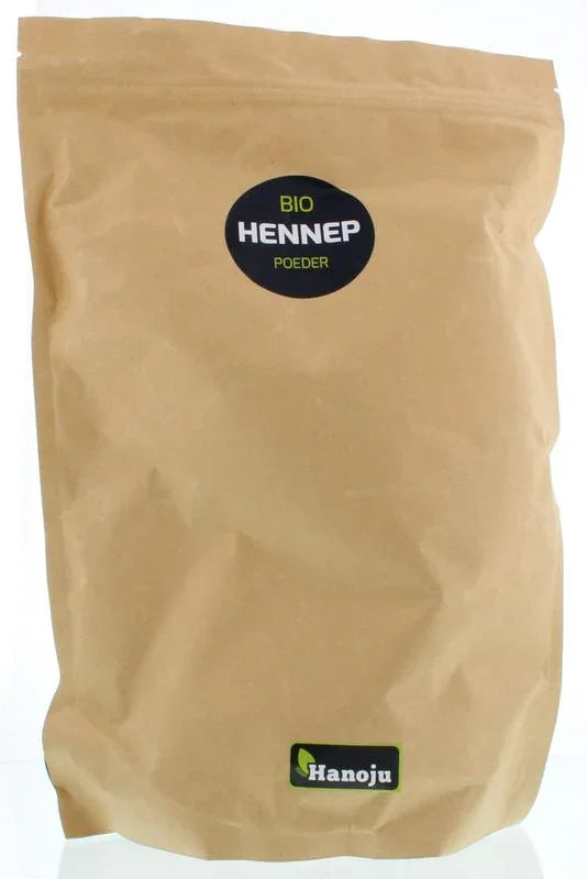 Hanoju Bio hennep poeder paper bag 1 Kilogram