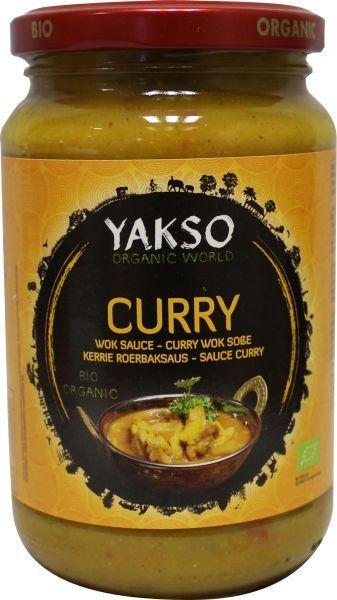 Yakso Curry wok saus bio 350 Gram