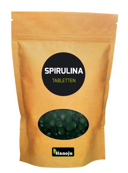 Hanoju Spirulina 400mg premium zak 625 Tabletten