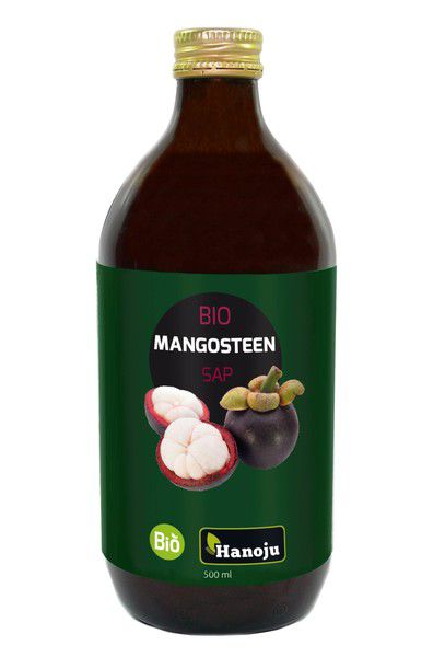 Hanoju Bio Mangosteensap troebel 500 Milliliter