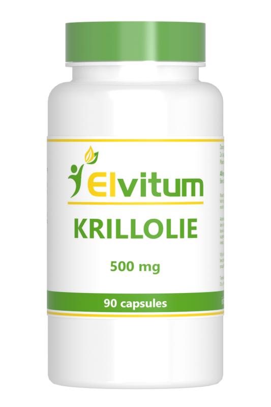 Elvitum  Krill olie 500mg 90.00 Capsules