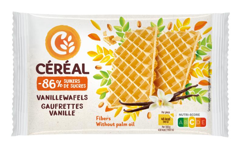 Cereal Vanillewafels suikervrij maltitol 90 Gram