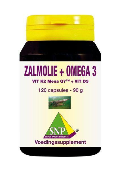 SNP Zalmolie & vit. K2 mena Q7 & vit. D3 & vit. E 120.00 Capsules