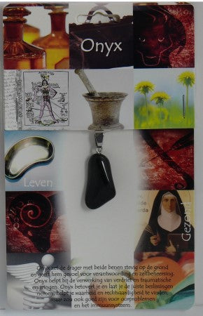 Steengoed Hanger gezondheidssteen onyx 1 Stuks