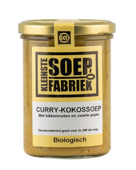Kleinstesoepfabriek Curry Kokossoep bio 400 Milliliter