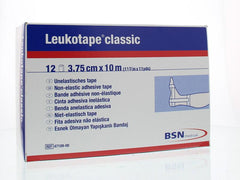 Leukotape Classic 10m x 3.75cm wit 47109  12 Stuks