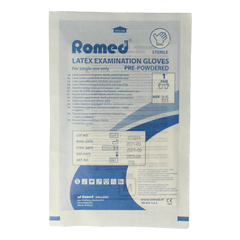 Romed Latex handschoen steriel maat 6 1 Paar