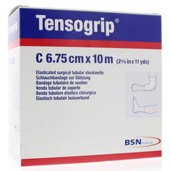 Tensogrip Elastisch buisverband 10m x 6.75cm huidskleur 1.00 Stuks