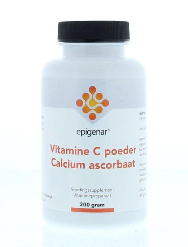 Epigenar Vitamine C calcium ascorbaat poeder 200 Gram
