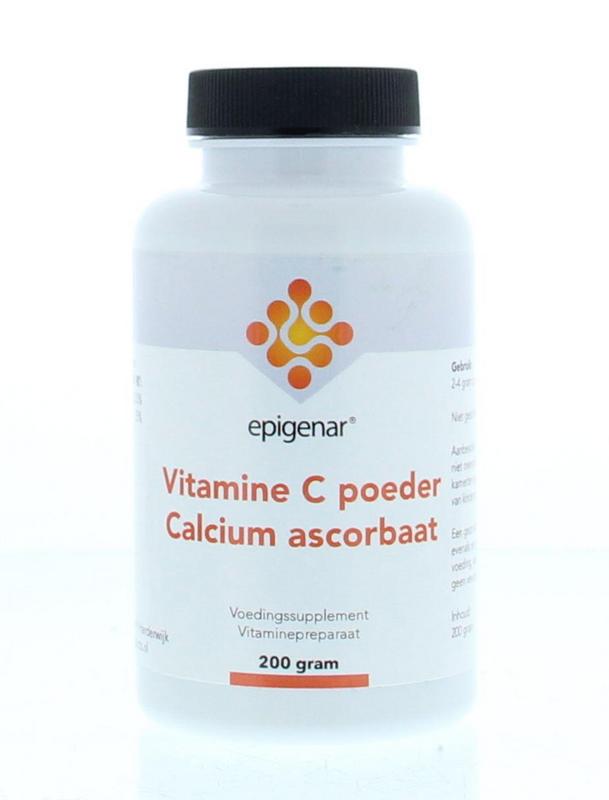 Epigenar Vitamine C calcium ascorbaat poeder 200 Gram