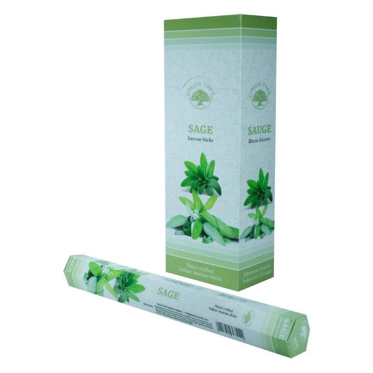 Green Tree Wierook sage 20.00 Stuks