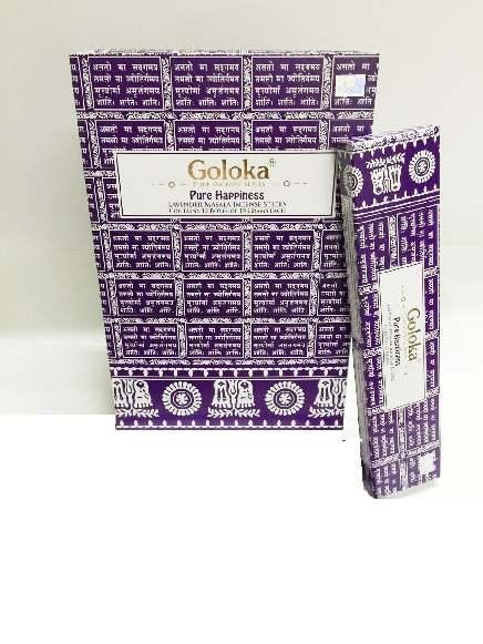 Goloka Wierookstokjes pure happiness 15.00 Gram