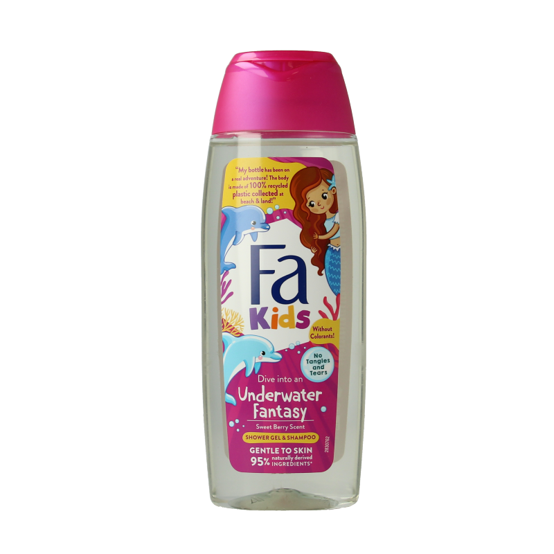 FA Kids douche & shampoo mermaid 250 Milliliter
