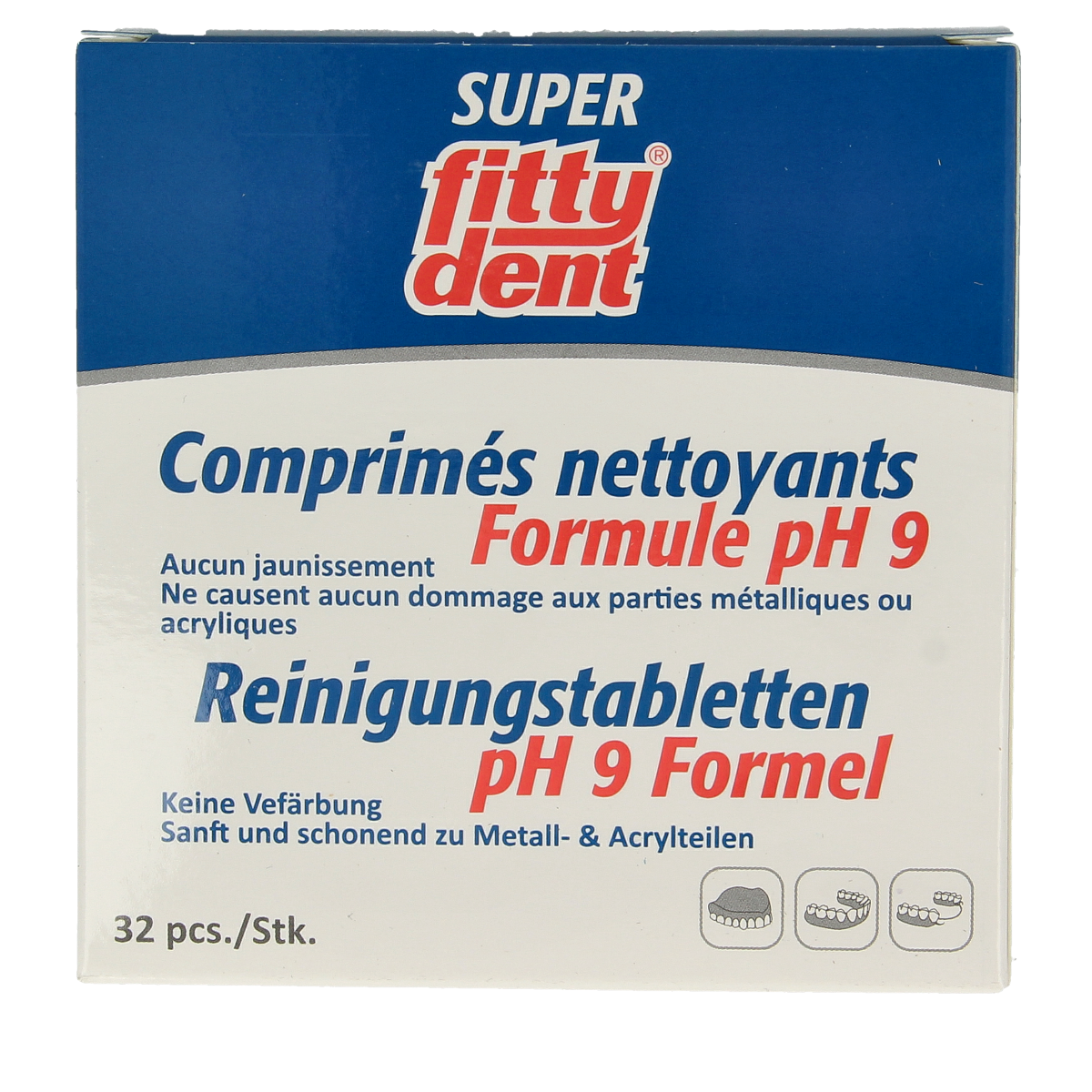 Fittydent Gebitsreinigingstabletten 32.00 Stuks