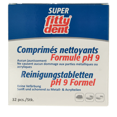 Fittydent Gebitsreinigingstabletten 32.00 Stuks