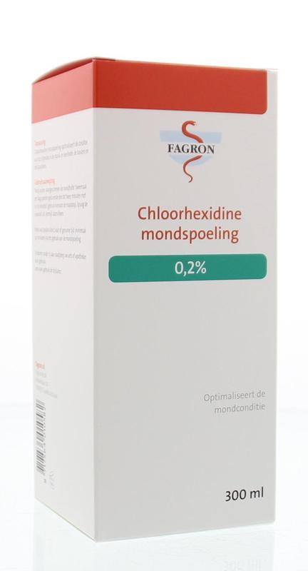 Fagron Chloorhexidine mondspoeling 0.2% 300 Milliliter