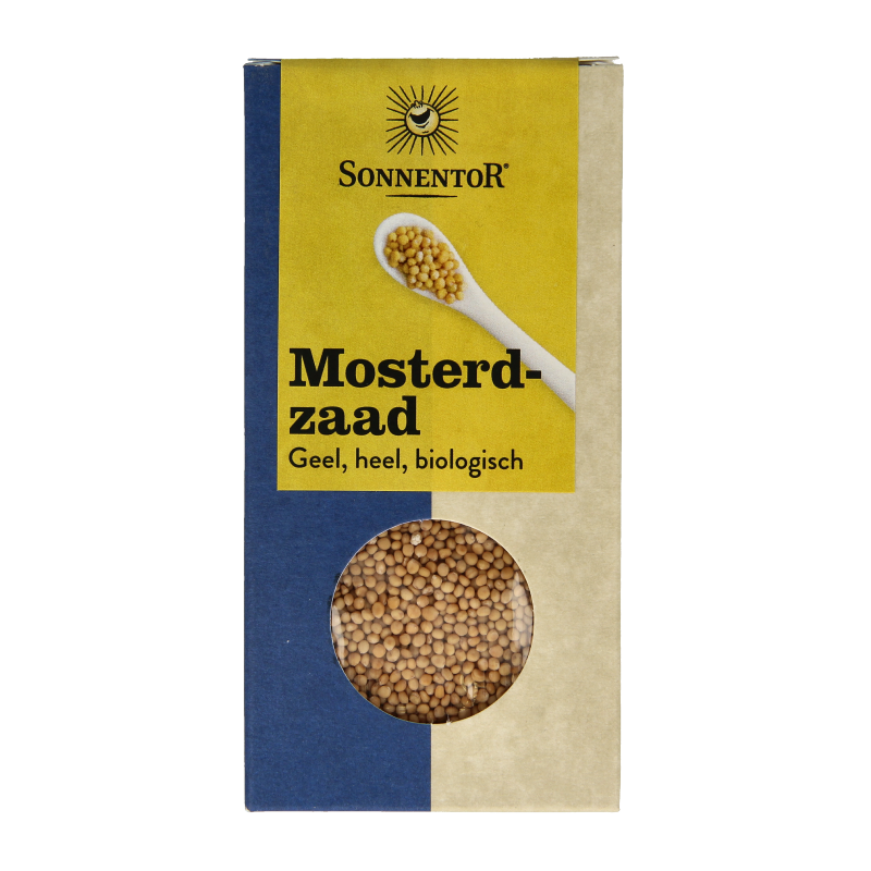 Sonnentor Geel mosterdzaad bio 120 Gram