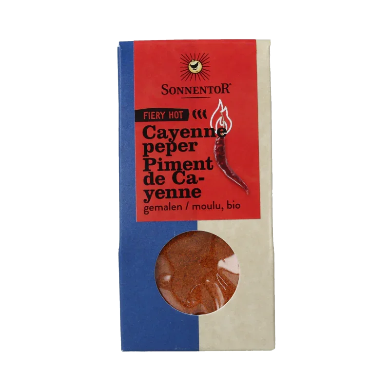 Sonnentor Cayennepeper gemalen bio 40 Gram