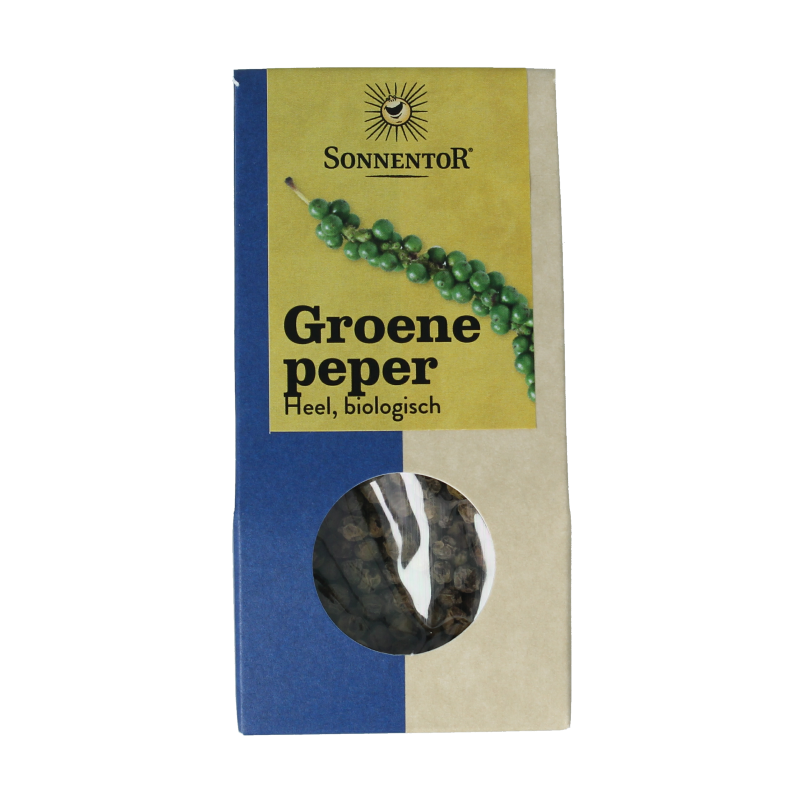 Sonnentor Groene peperkorrels bio 20 Gram