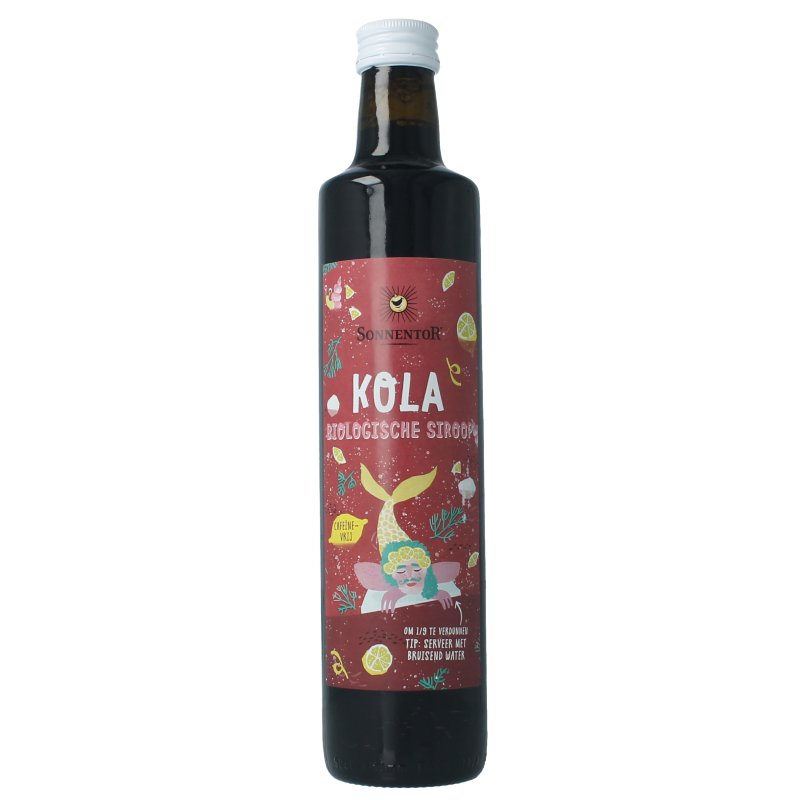 Sonnentor Kola cafeinevrij siroop alcoholvrij bio 500 Milliliter