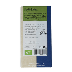 Sonnentor Kimchi kruiden bio 80 Gram