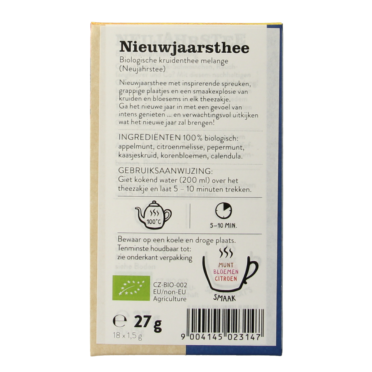Sonnentor Nieuwjaarsthee bio 18.00 Zakjes