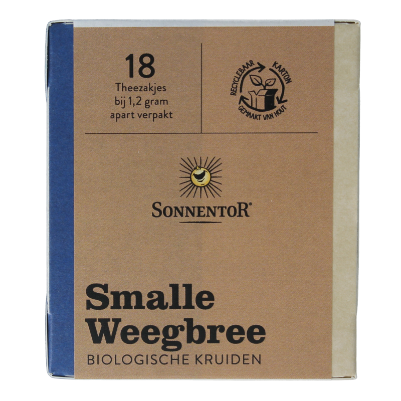 Sonnentor Smalle weegbree thee bio 18 Zakjes