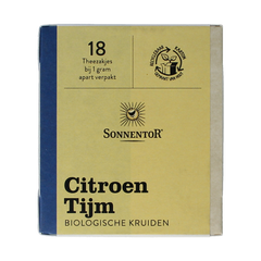 Sonnentor Citroen tijm thee bio 18 Zakjes