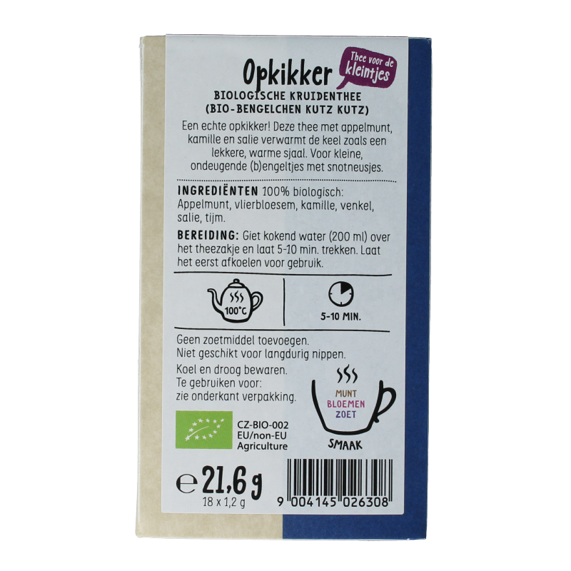 Sonnentor Opkikker thee voor de kleintjes bio 18 Zakjes