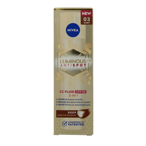 Nivea Cellular lumineux 630 fluide foncé SPF30 40 Millilitres
