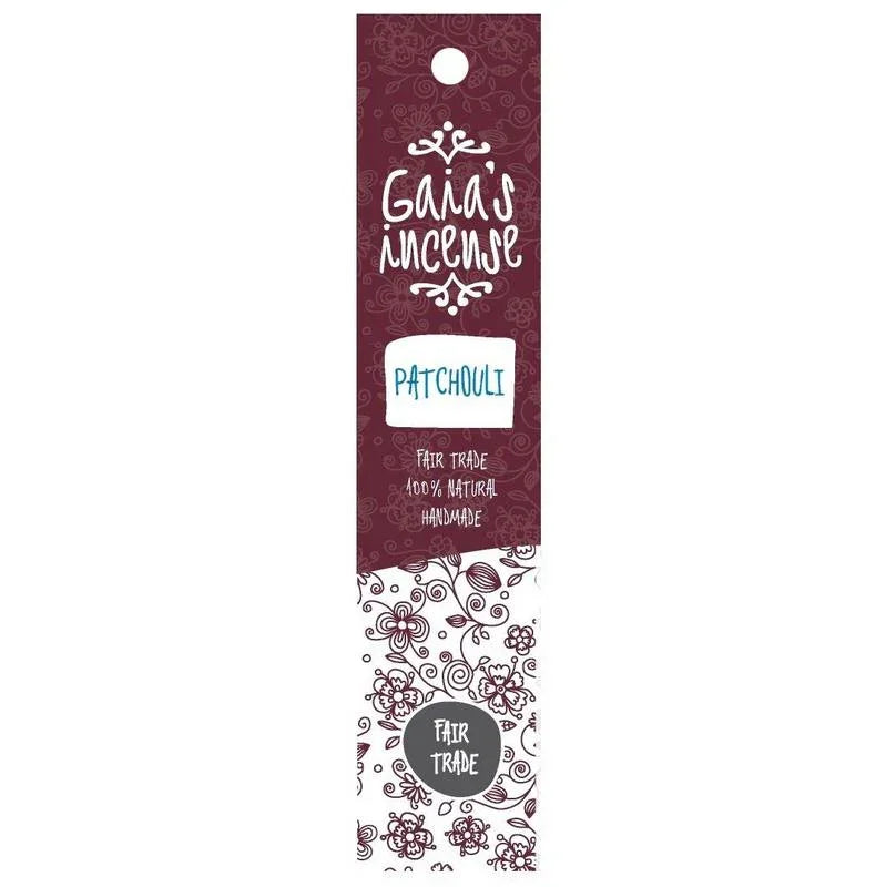 Gaia's Incense Wierook patchouli valley 15 Stuks