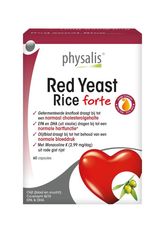 Physalis Rode gist rijst 60 Capsules